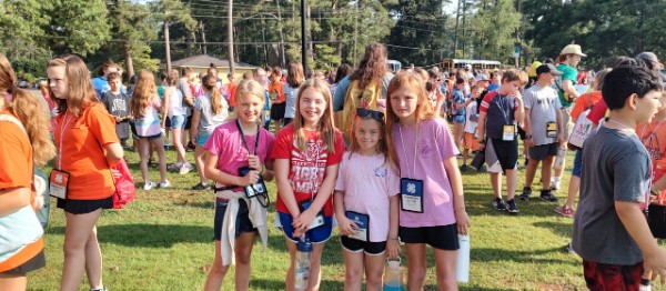 They were so excited to start their day at Camp.
